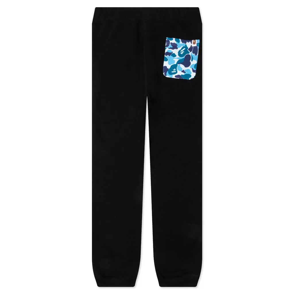 ABC Camo Shark Sweat Pants - Black