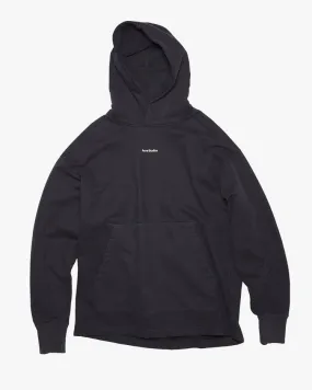 Acne Studios Hooded Logo Sweatshirt Black