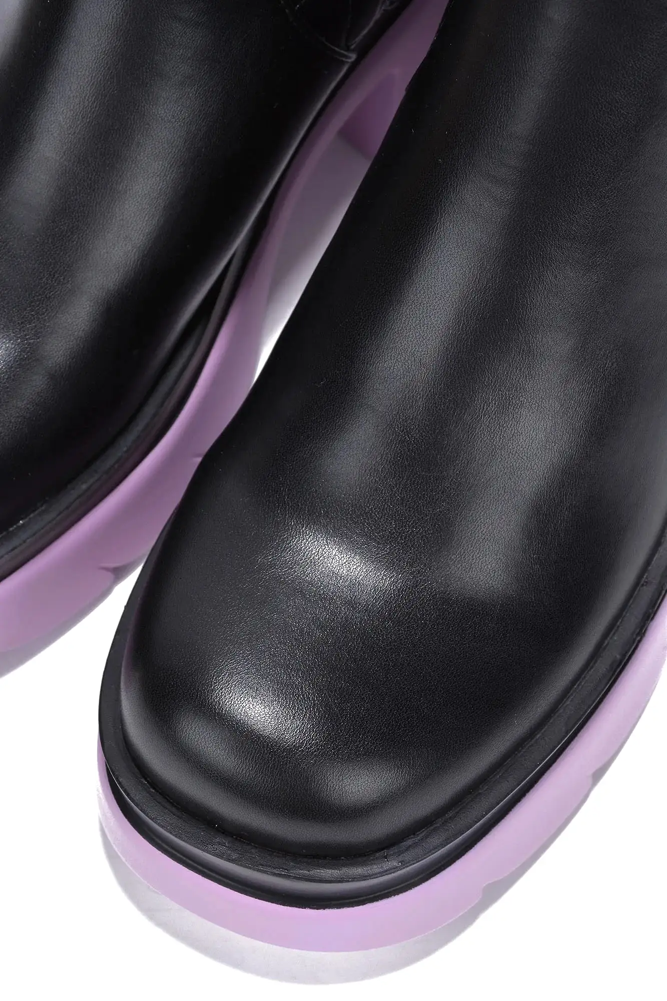 Amelia Purple Sole Booties