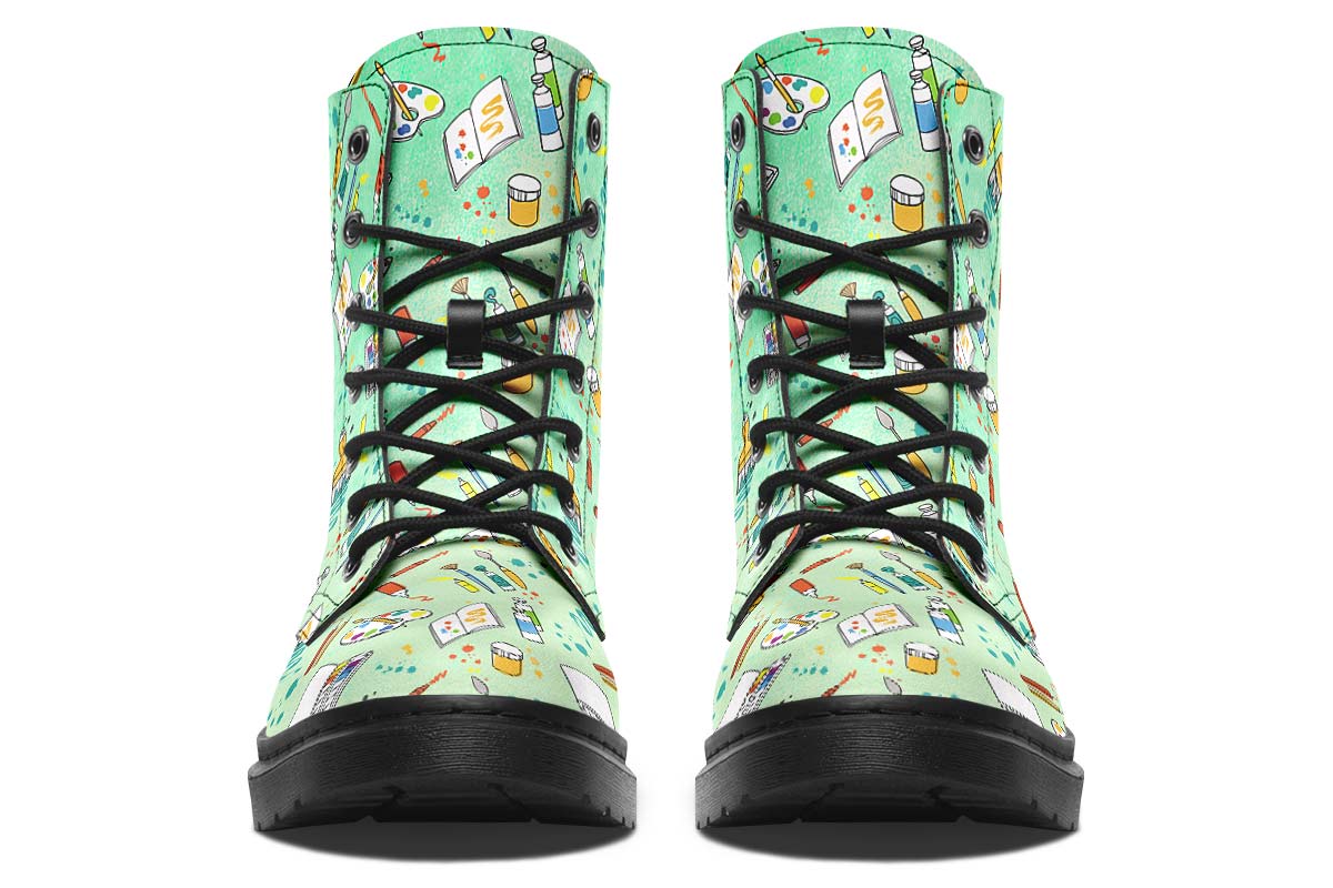 Artist Pattern Boots