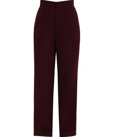 Ats the Label Women's Zoe Maroon Tailored Pants