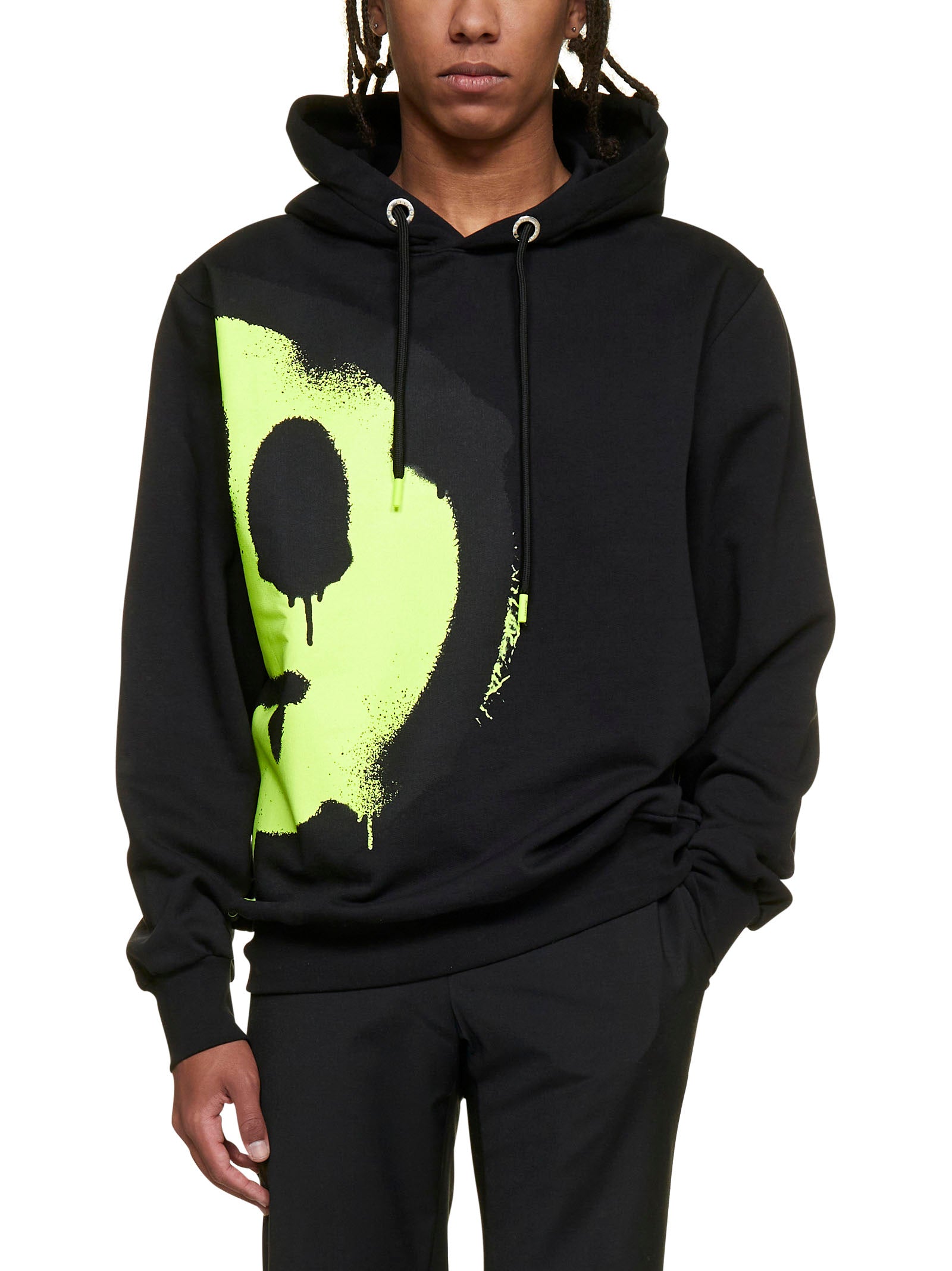 Barrows Printed Drawstring Hoodie