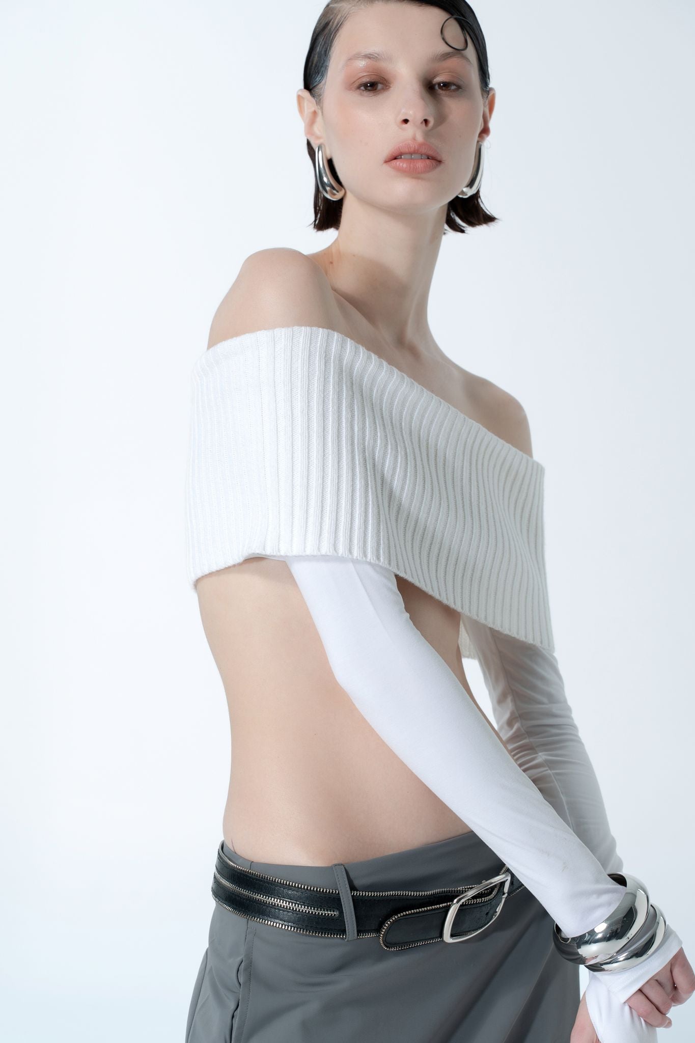 Binita Sweater - White