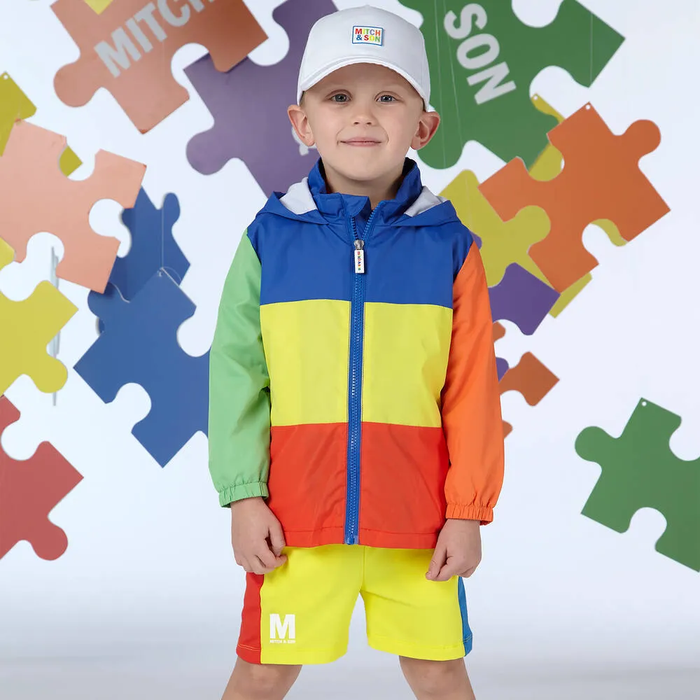 Boys Colourblock Windbreaker Jacket