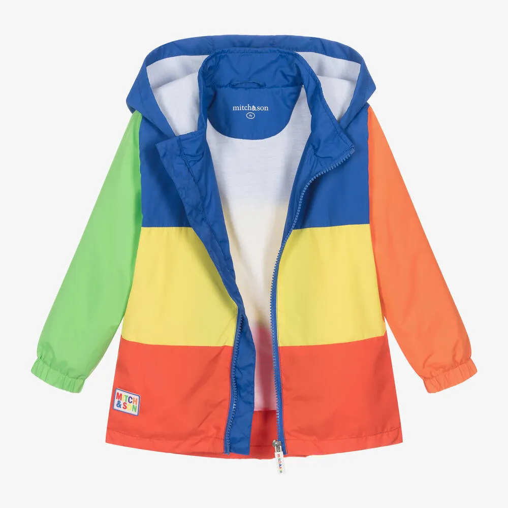 Boys Colourblock Windbreaker Jacket