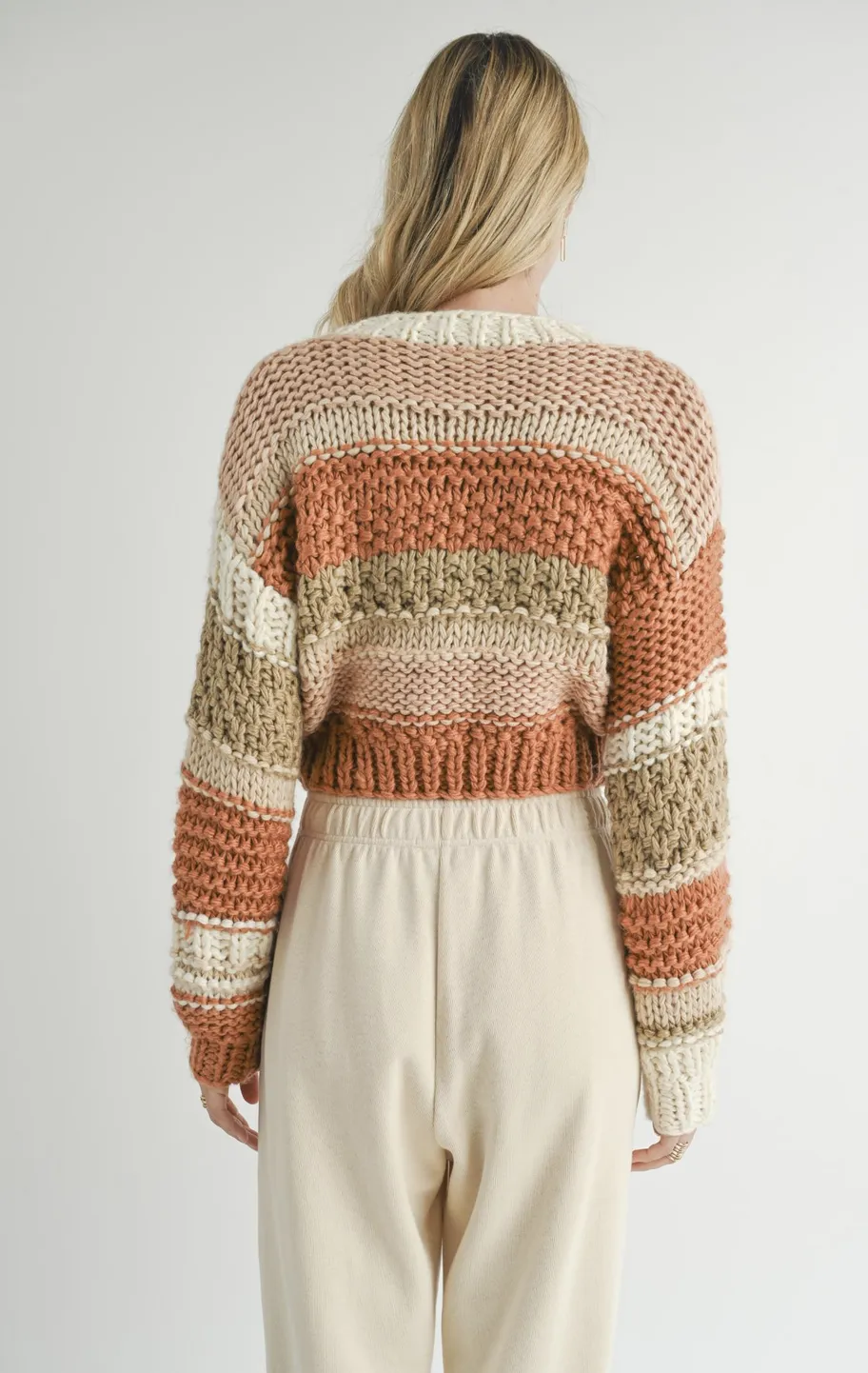 BUTTER PECAN CHUNKY SWEATER