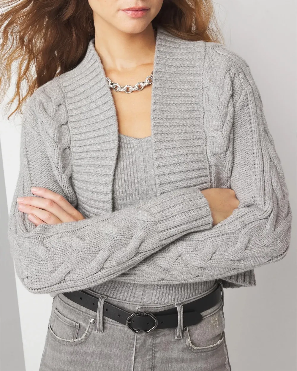 Cabled Cocoon Sweater