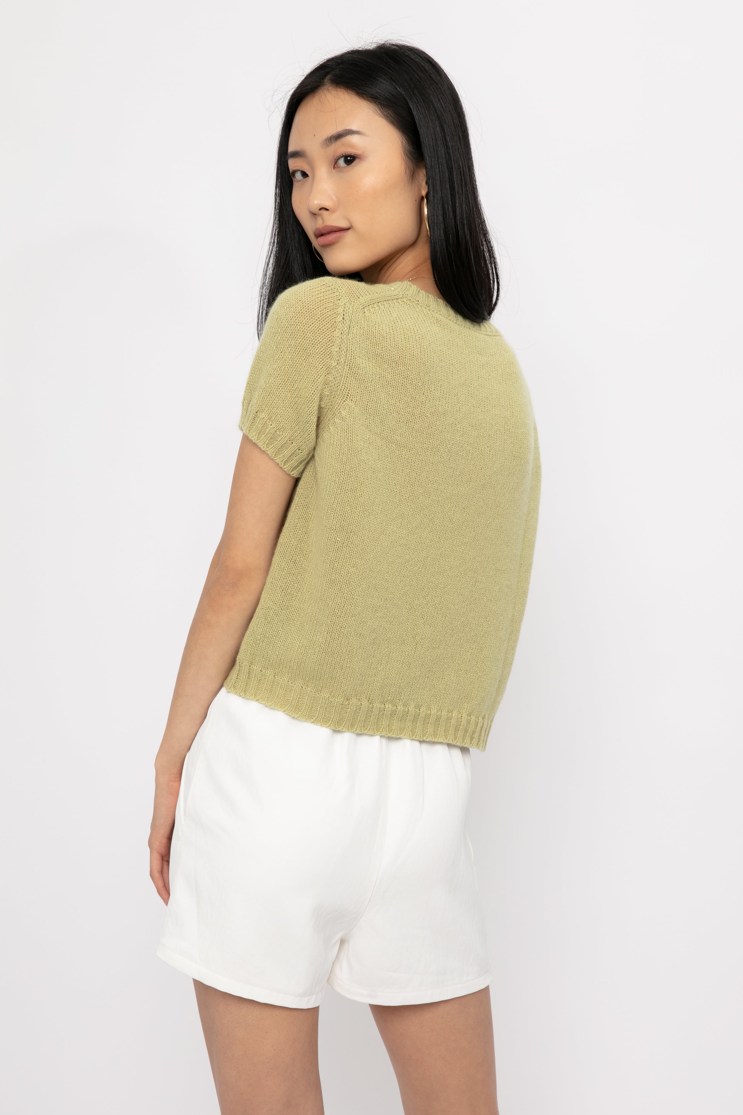 Cashmere Top in Kiwi