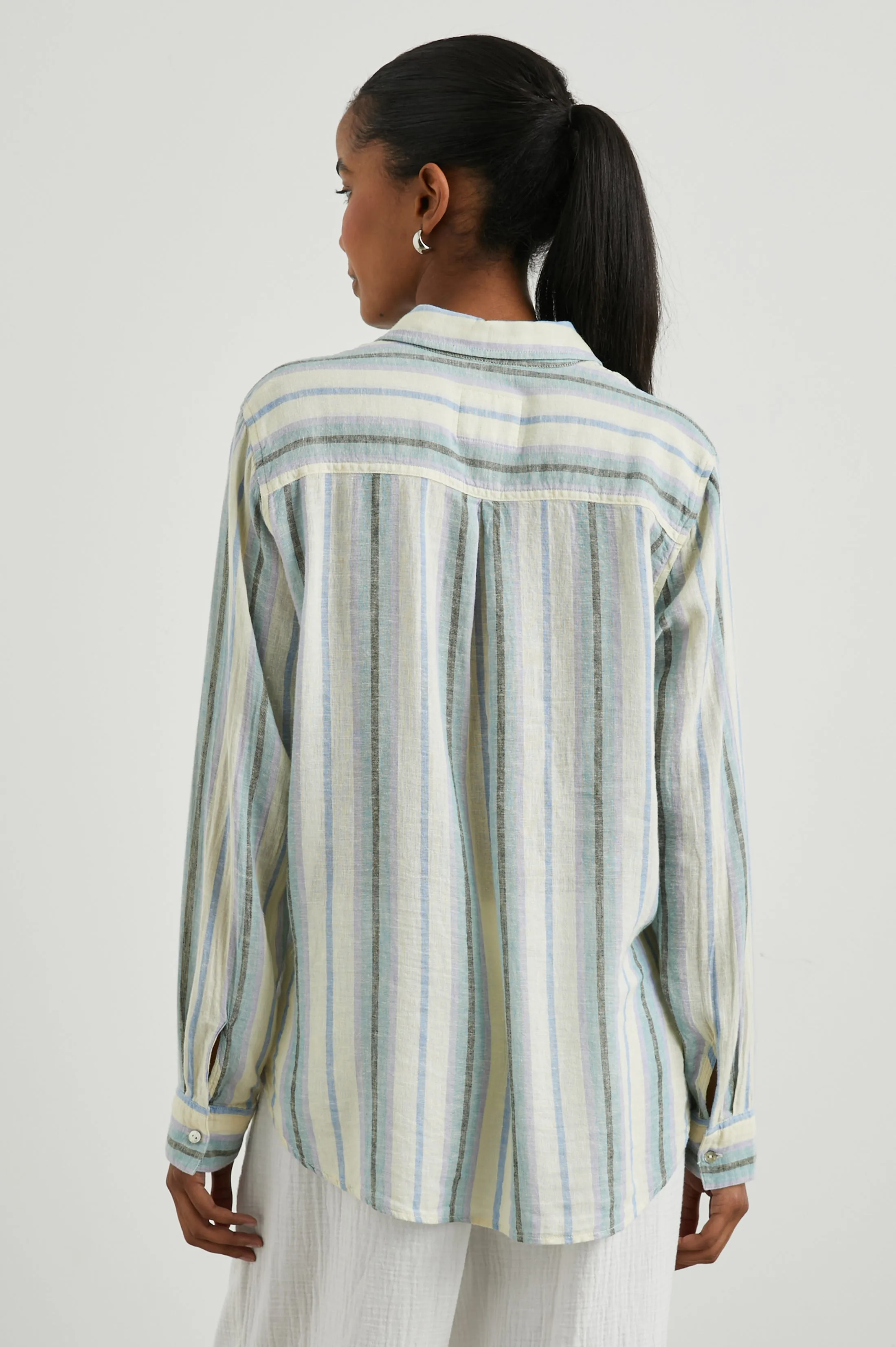 CHARLI CATANIA STRIPE LONG SLEEVE SHIRT