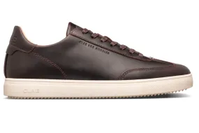 Clae Deane Sneaker in Brown Leather