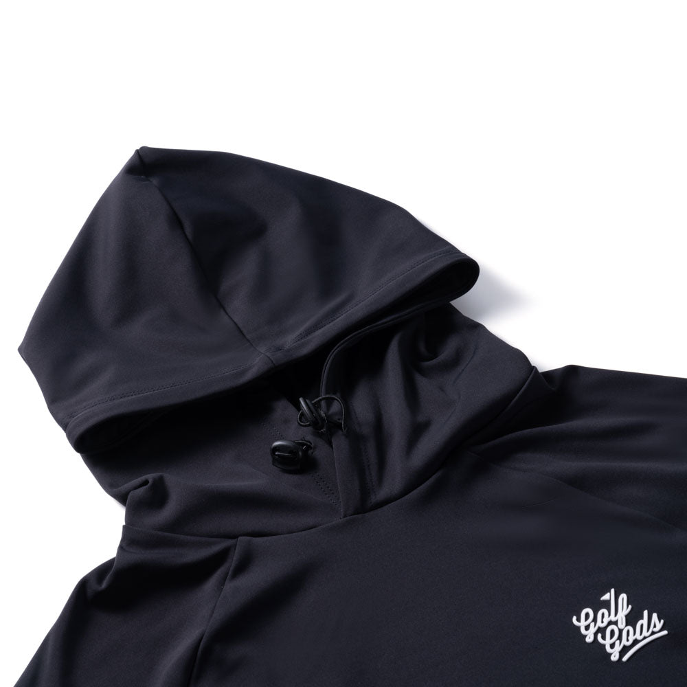 Clubhouse Script Hoodie in Black