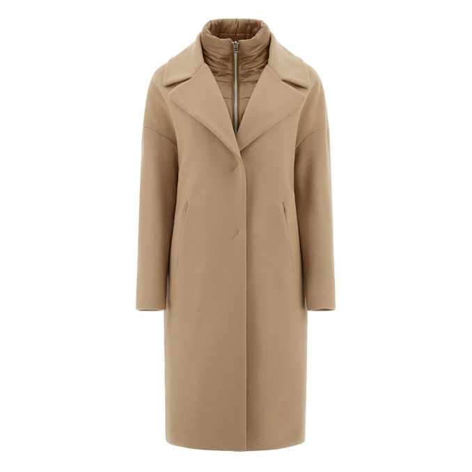 COAT ECOWOOL Woman Sand 