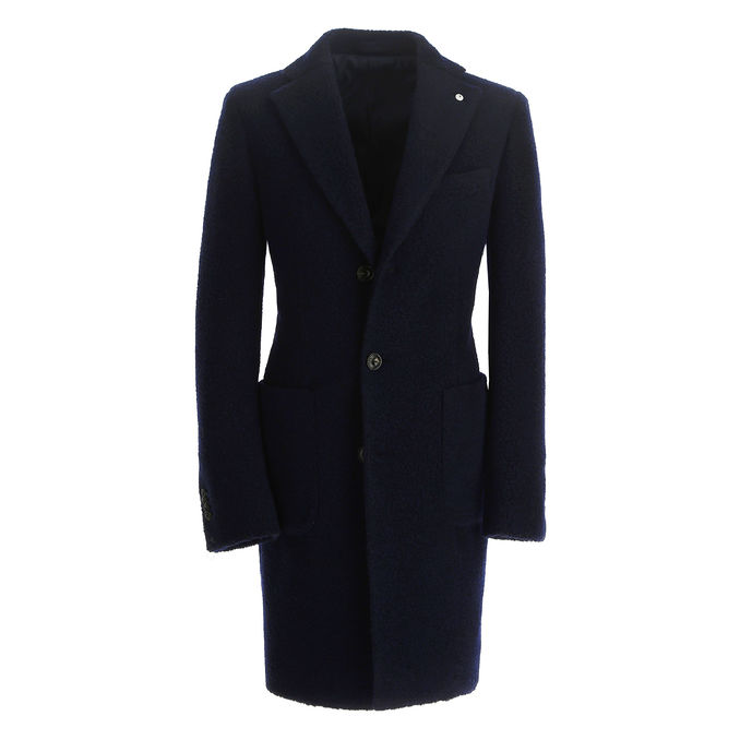 COAT TEDDY Man Blue 