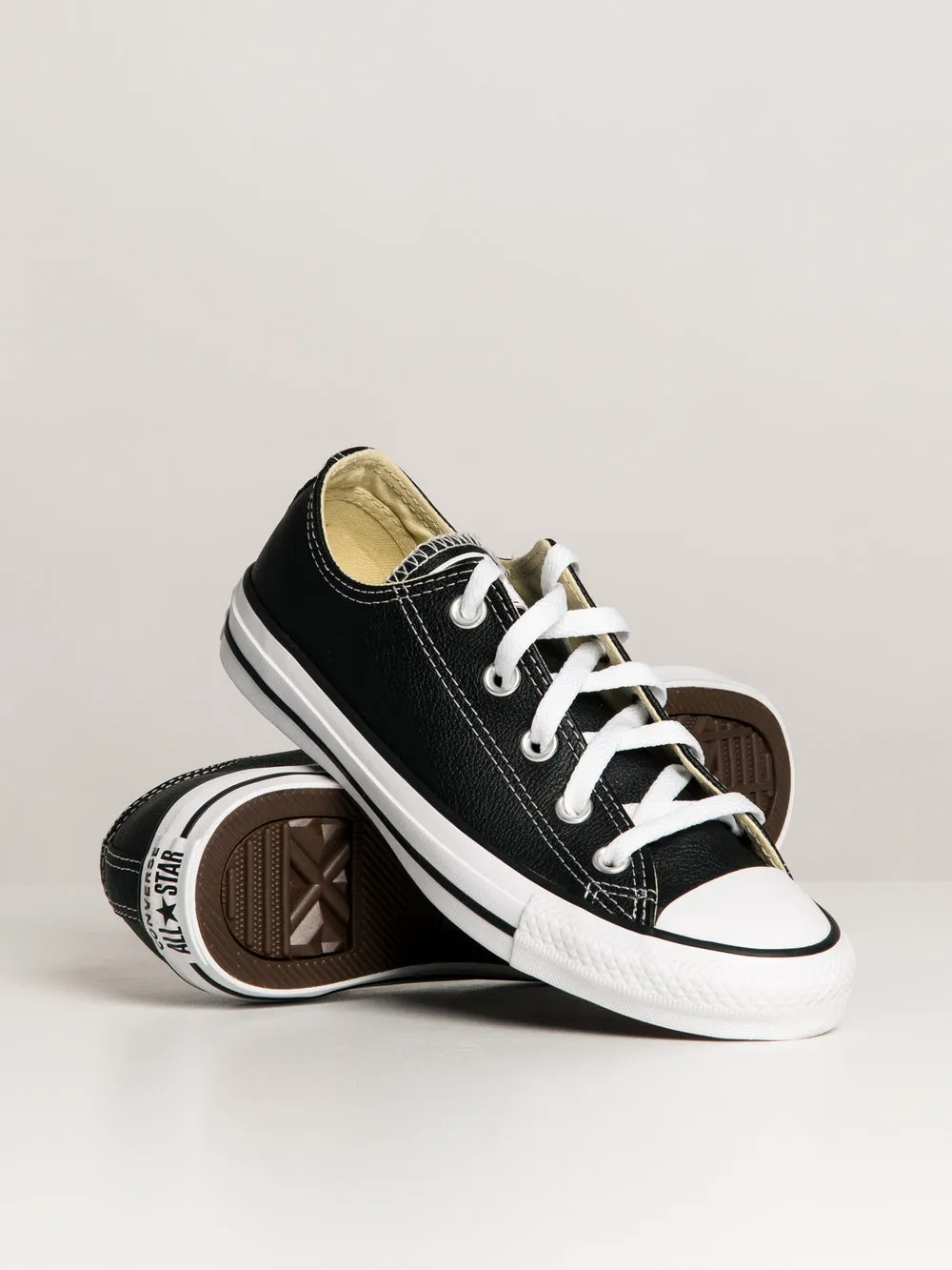 CONVERSE WOMENS CONVERSE CTAS LEATHER OX SNEAKER