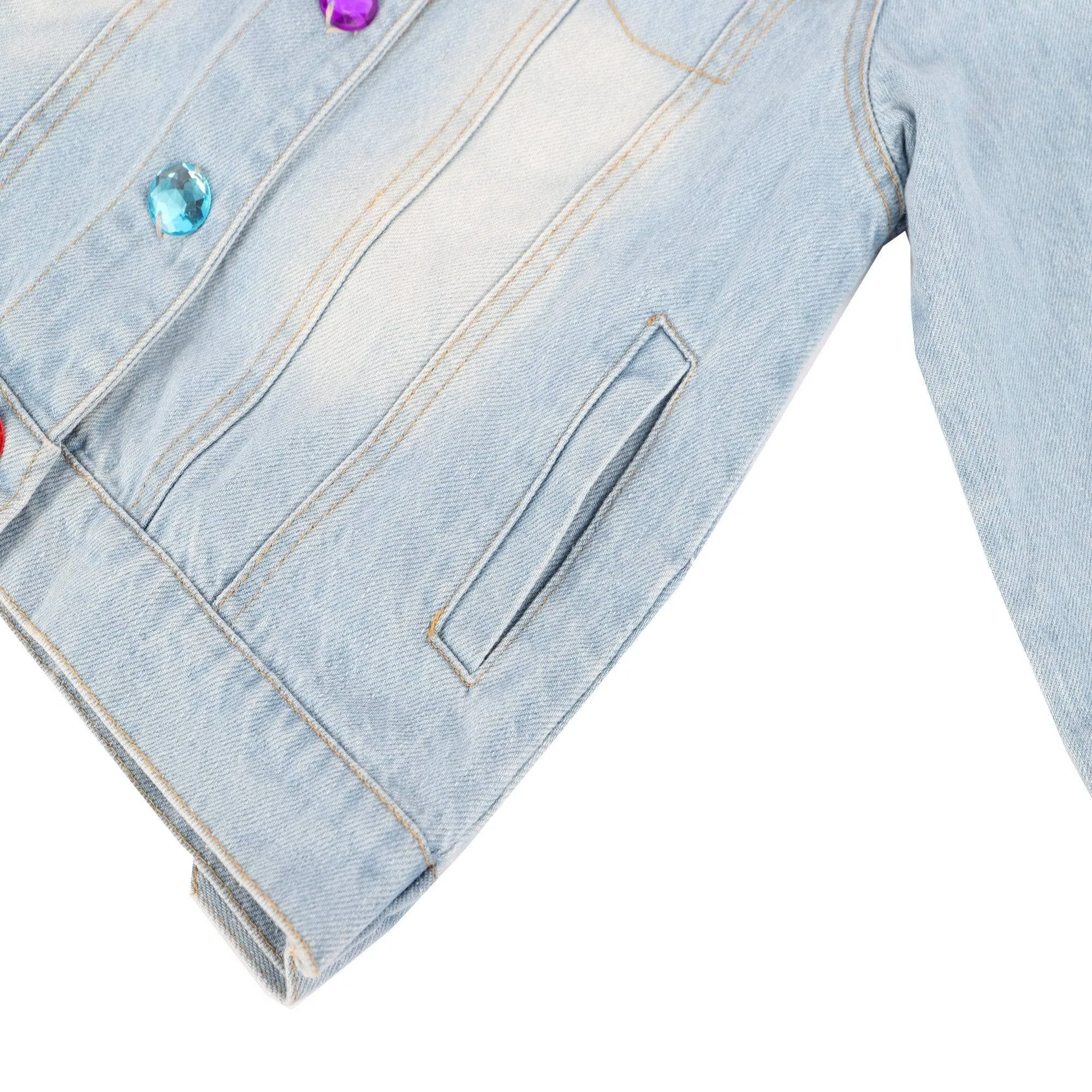 Crystal Rain Denim Jacket