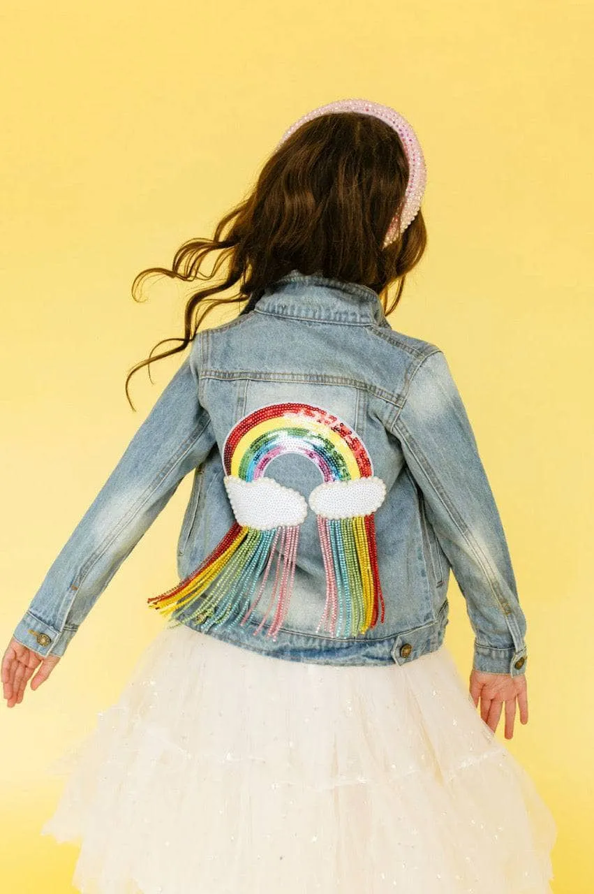 Crystal Rain Denim Jacket