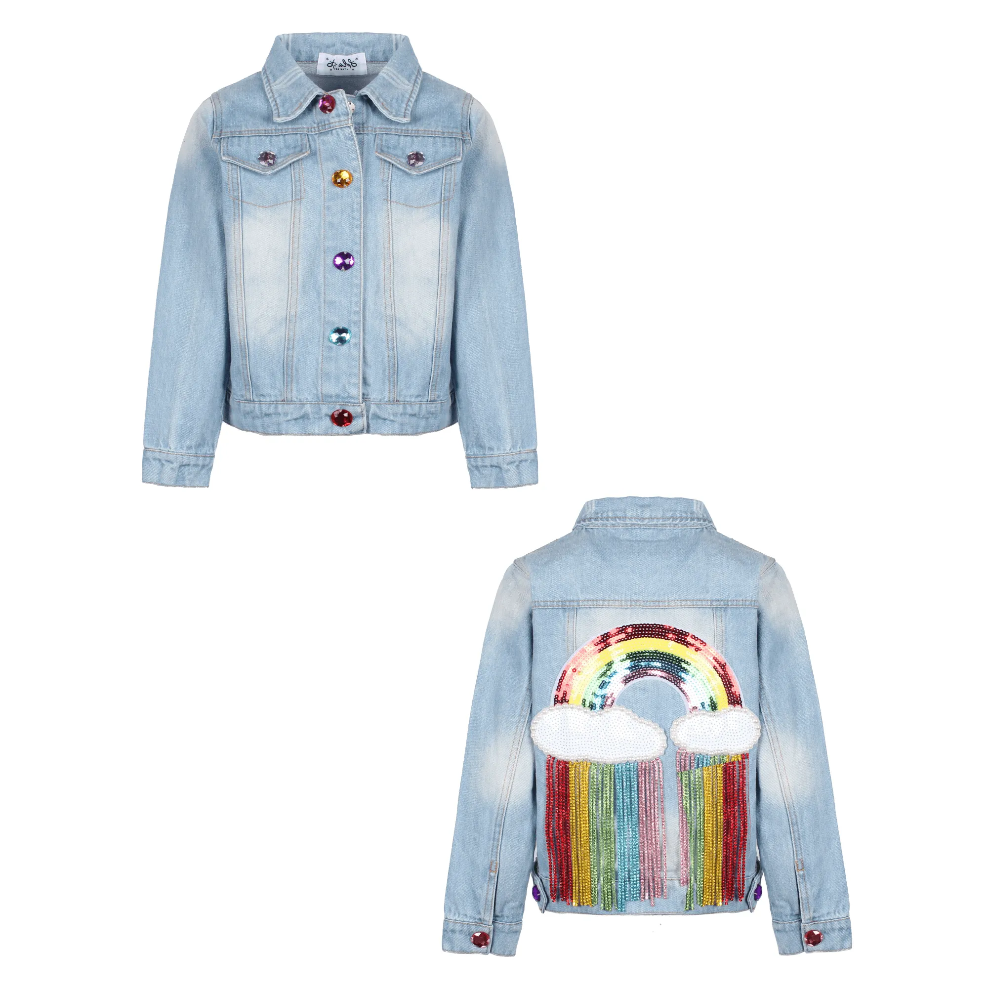 Crystal Rain Denim Jacket