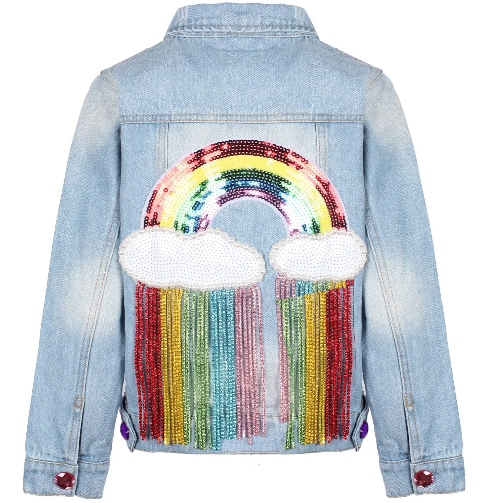 Crystal Rain Denim Jacket