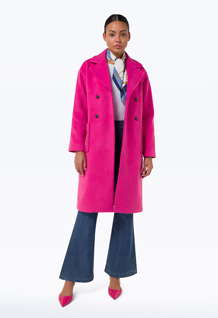 Double Breasted Classic Midi Coat