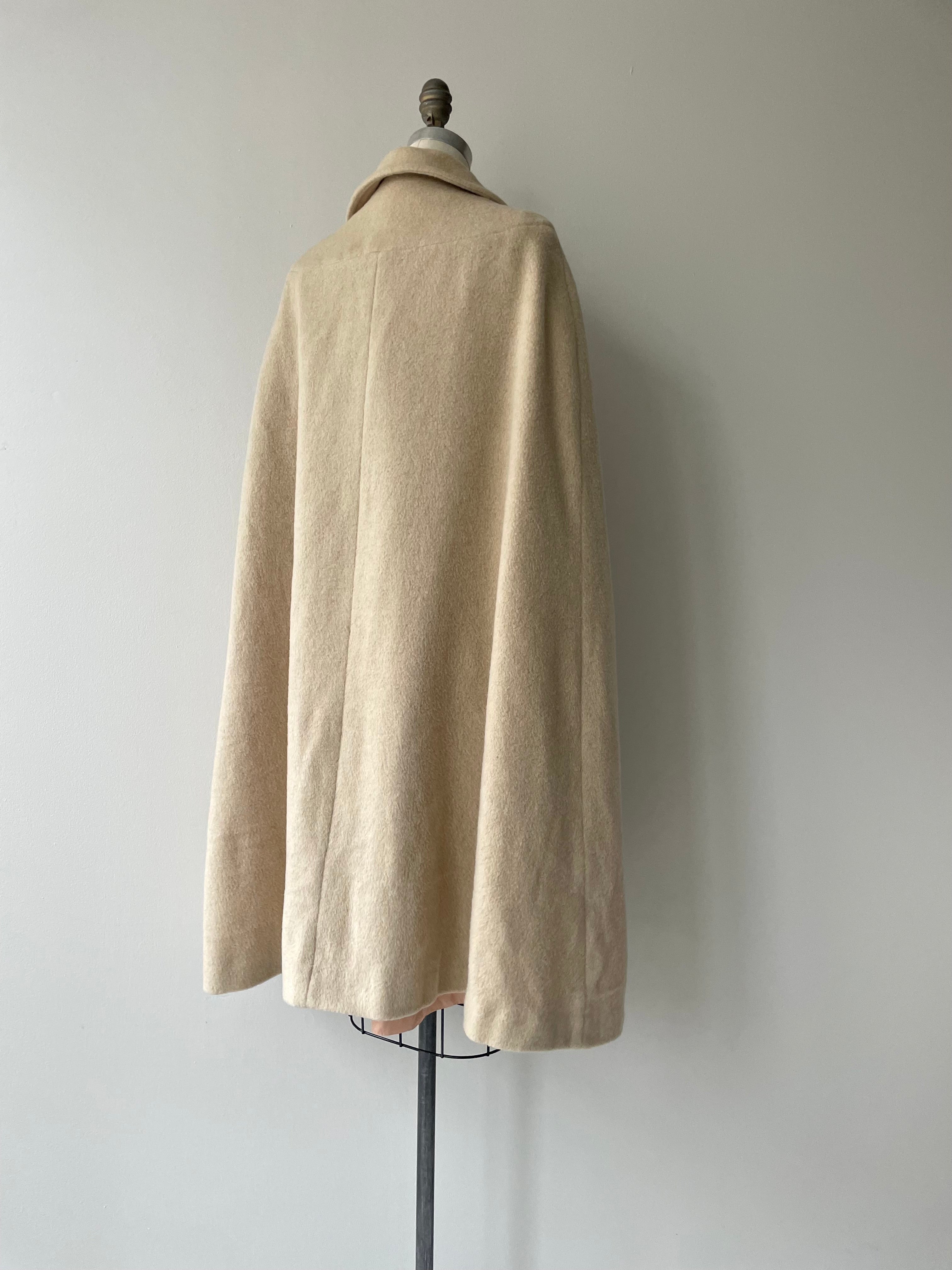 Dover Wool Cape Coat | 1970s