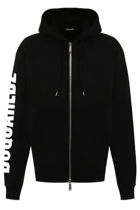 Dsquared2 Zip Hoodie Black