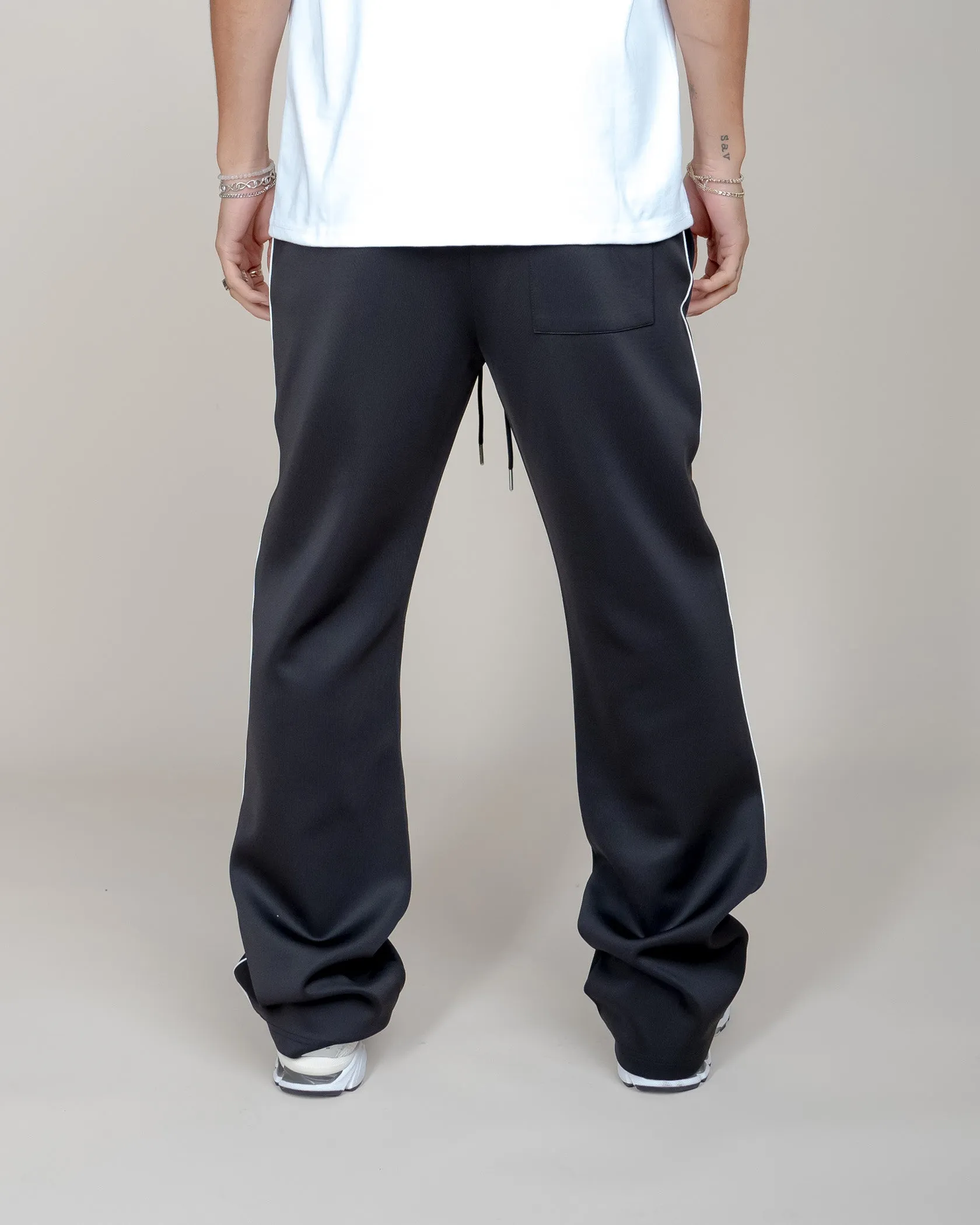 EPTM PERFECT PIPING TRACK PANTS-BLACK