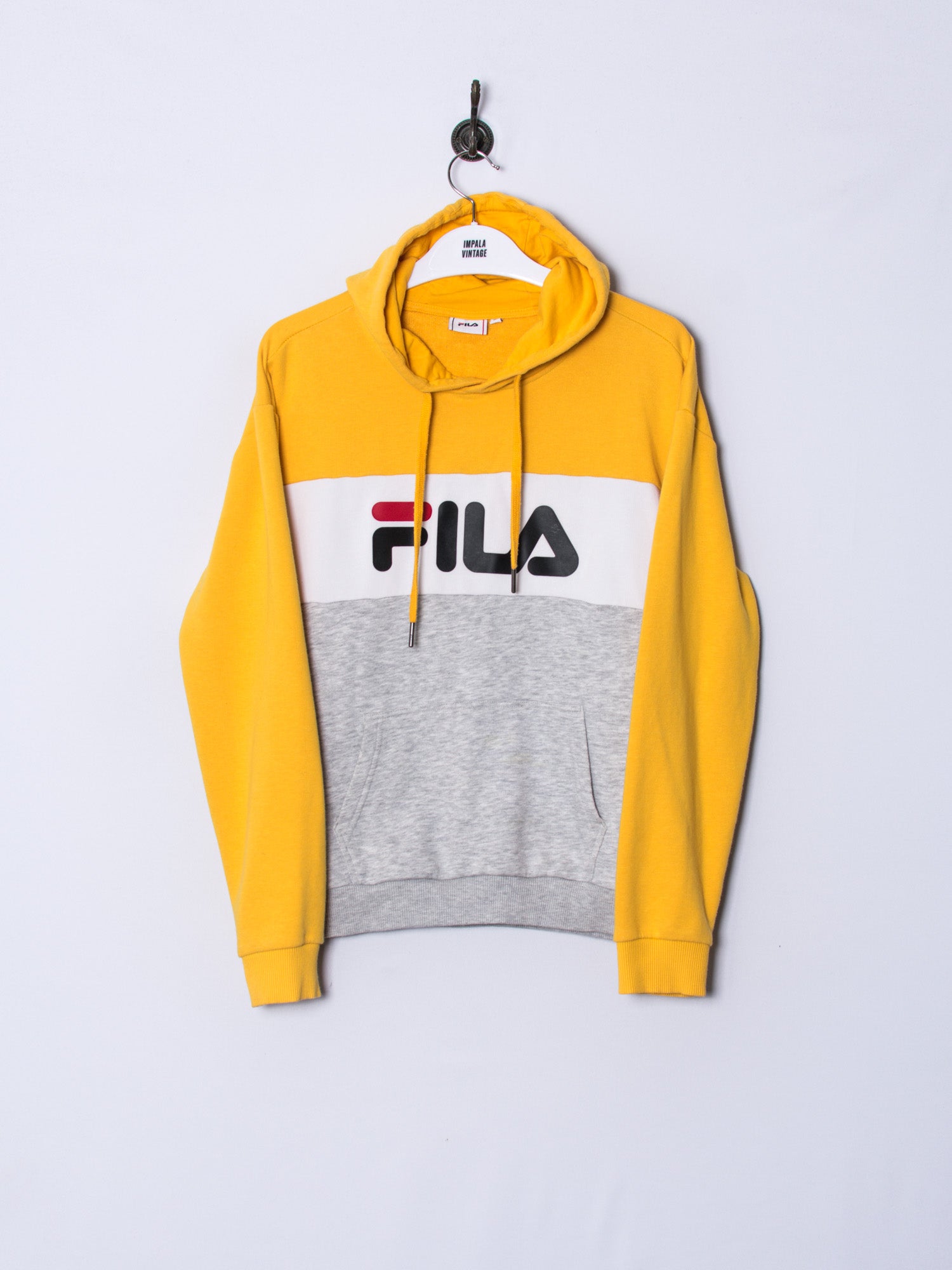 Fila Yellow & White Hoodie