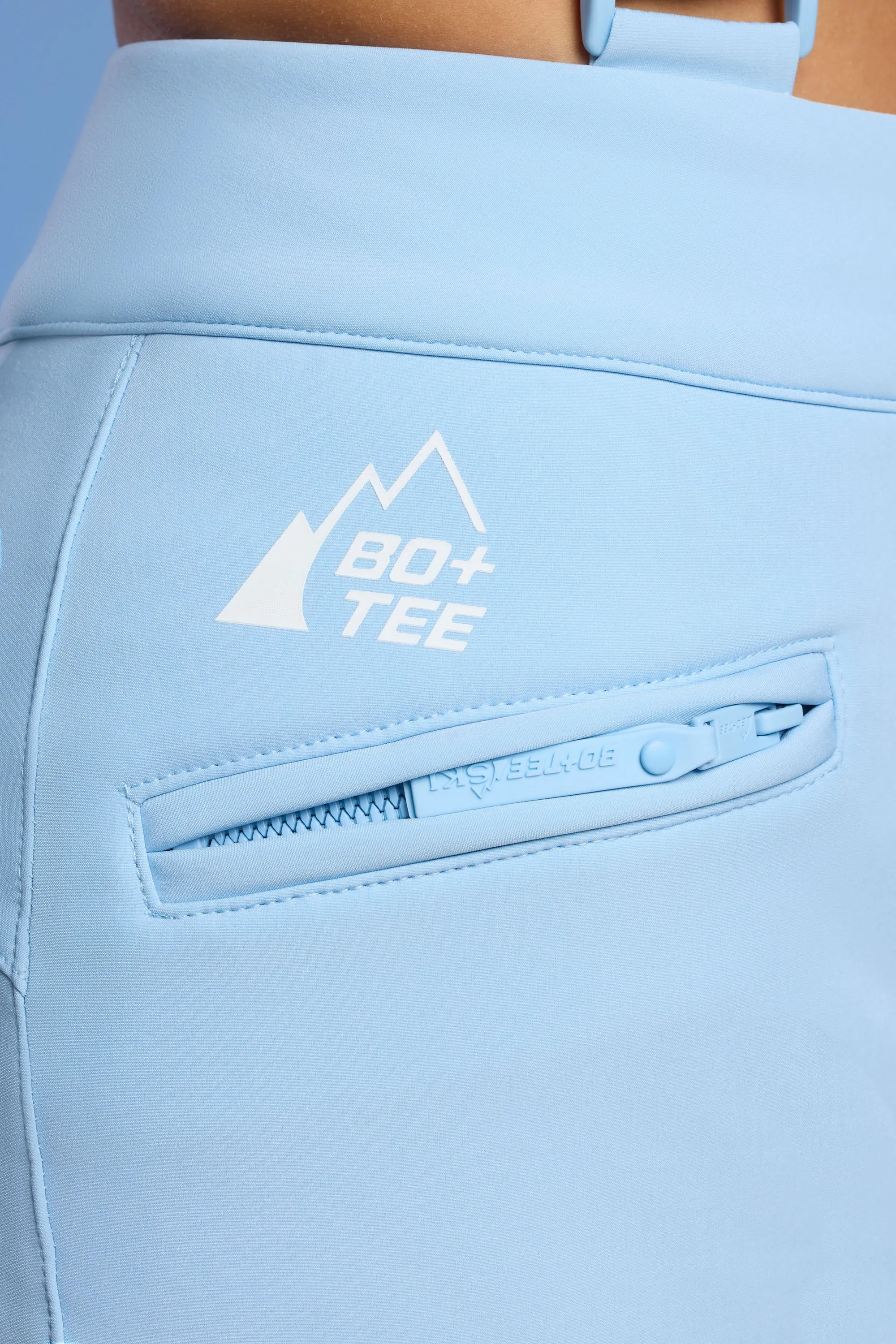 Fleece Lined Ski Pants in Baby Blue