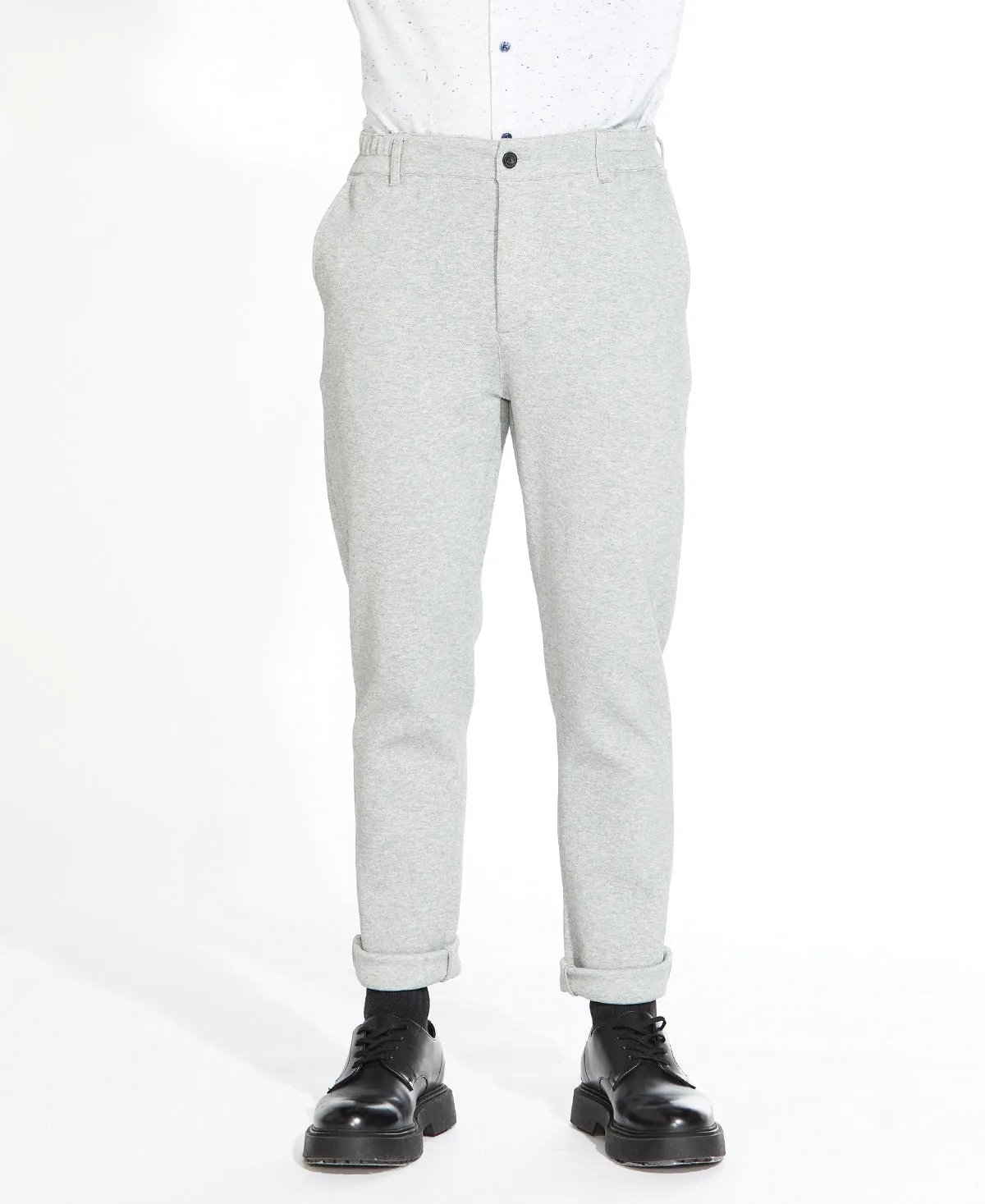 Gano Slim Knit Pants (Heather Gray)