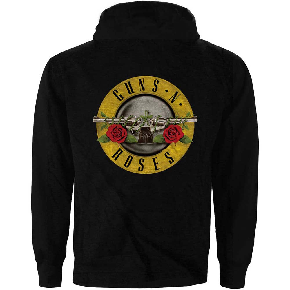 Guns N Roses Logo Zip Hoodie