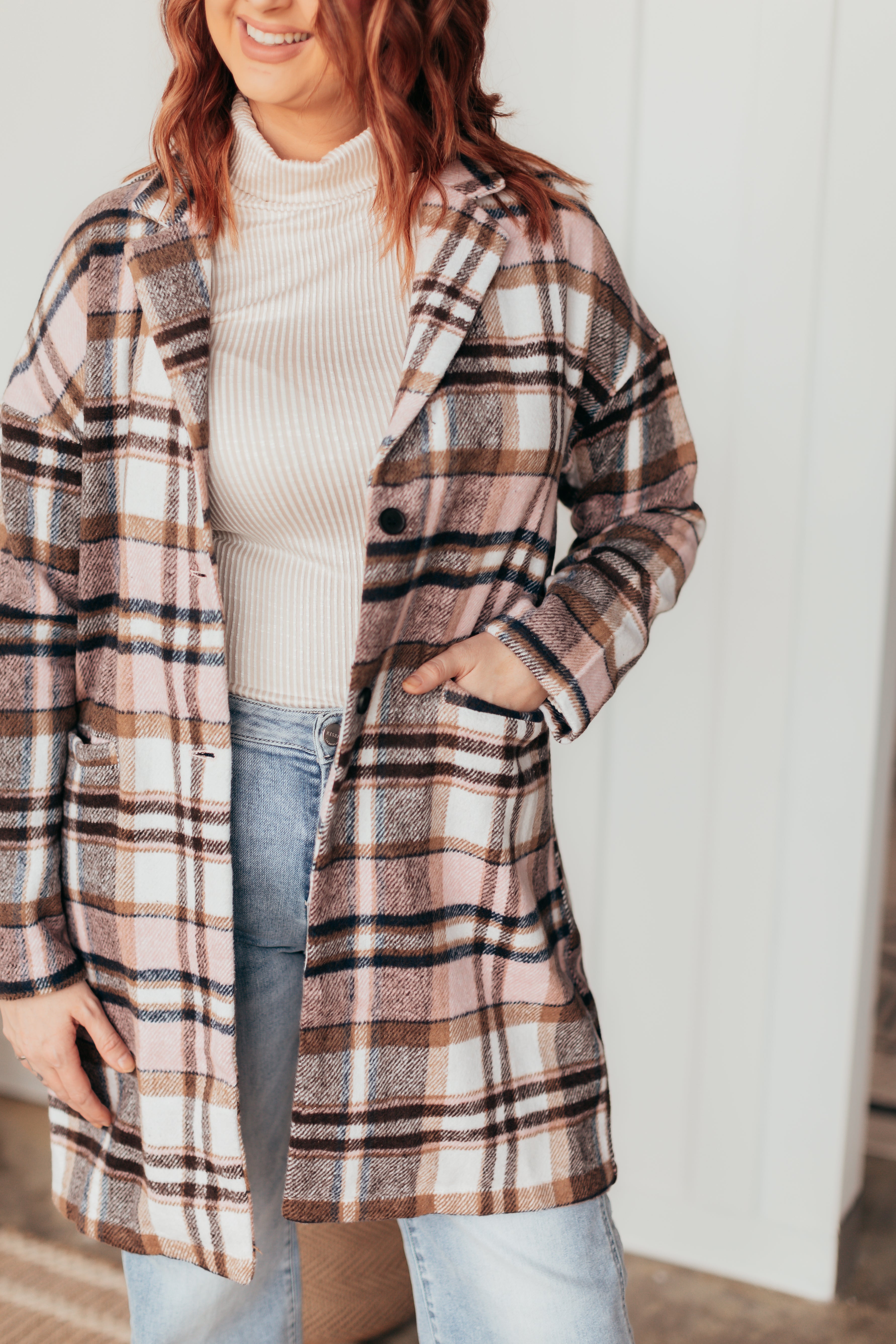 Hepburn Plaid Jacket