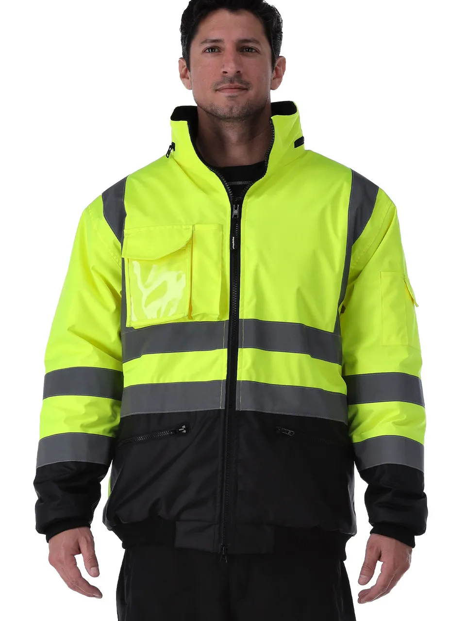 HiVis Waterproof Bomber Jacket