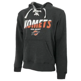 Hoody - Charcoal Grey Fleece - Komets