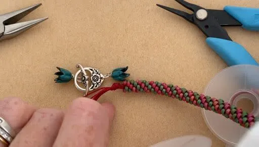 How to Turn Bead Caps into Cord Ends