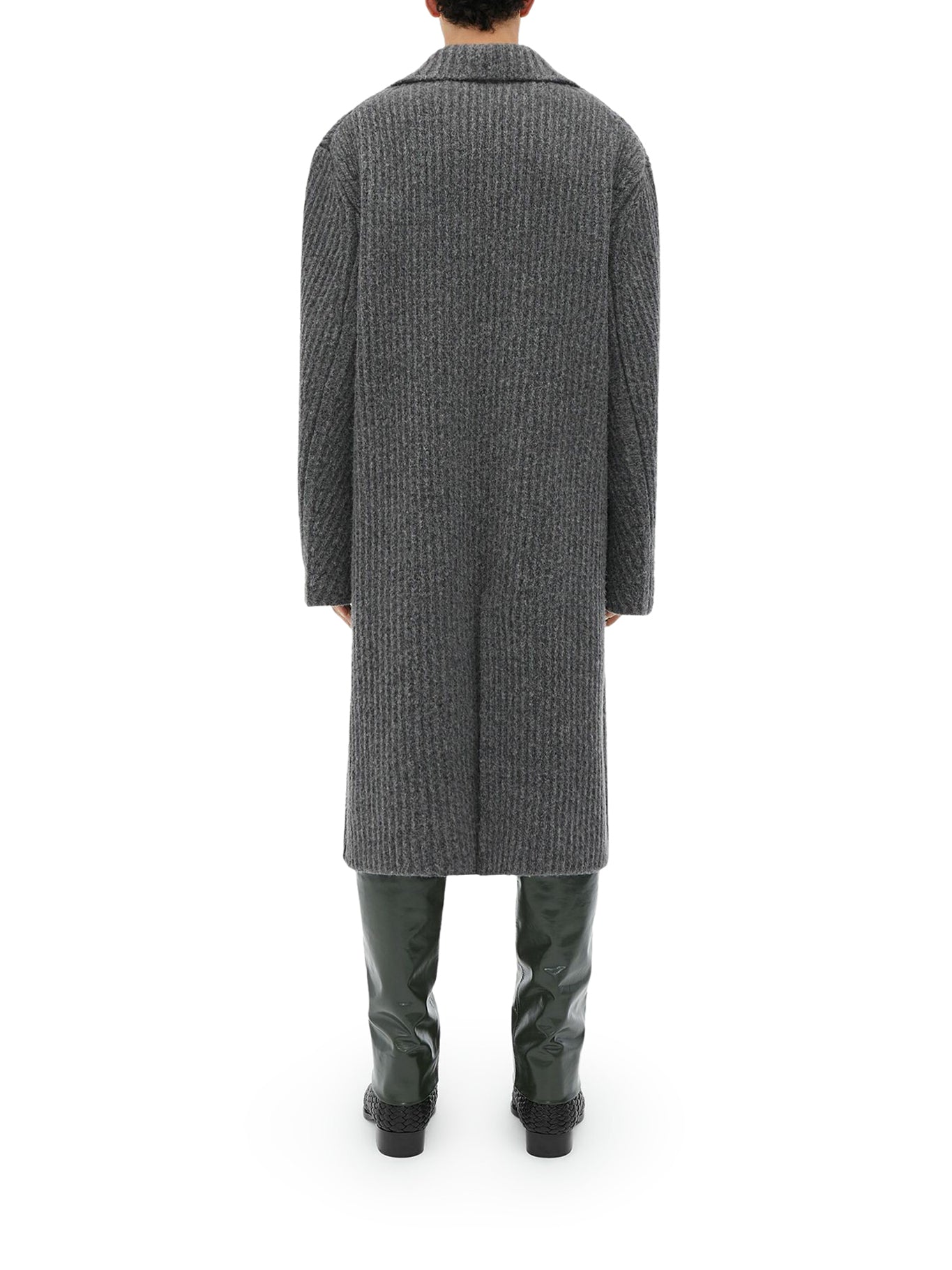 HW FELTED WOOL KNIT COAT