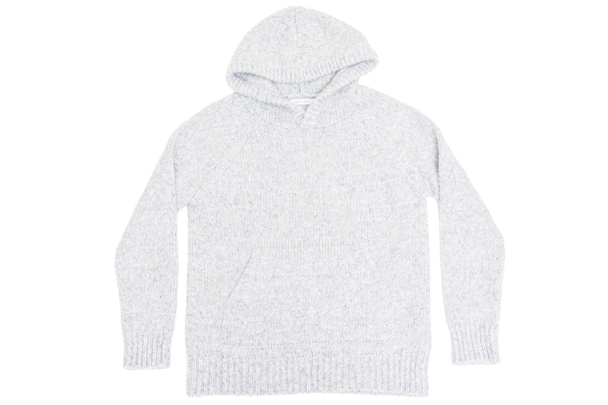 Indi + Ash Nova Hoody - Grey/Walnut Alpaca