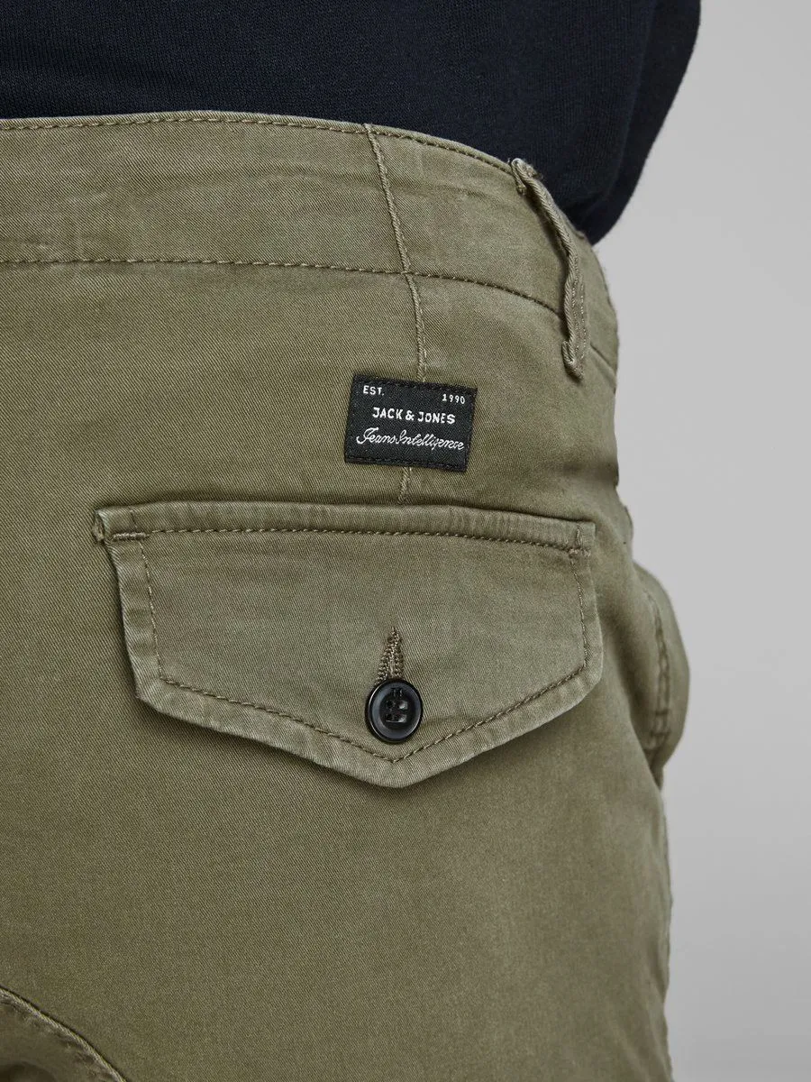 Jack & Jones Paul Flake Combat Pants Olive Night