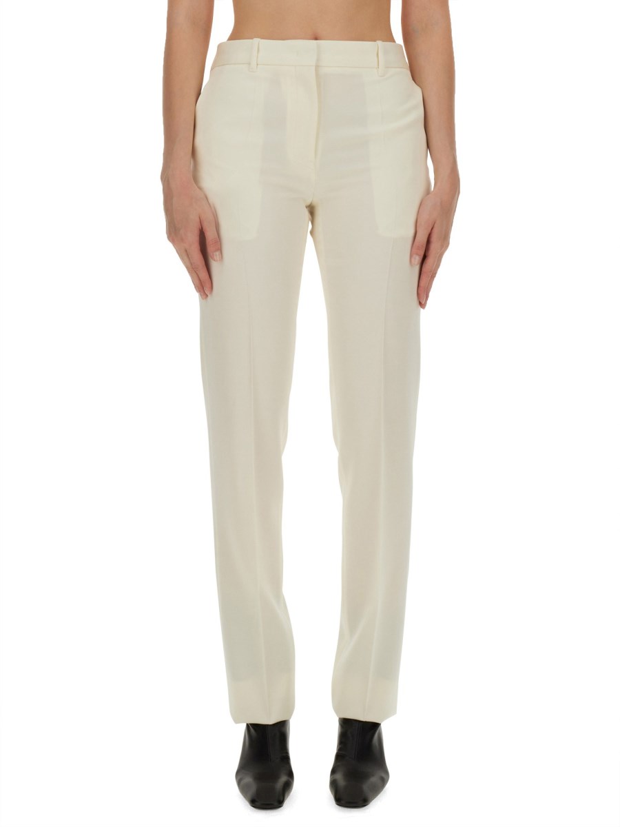 JIL SANDER    REGULAR FIT WOOL PANTS