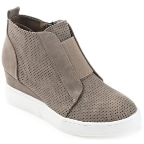      Journee Collection Women's Clara Sneaker Wedge     