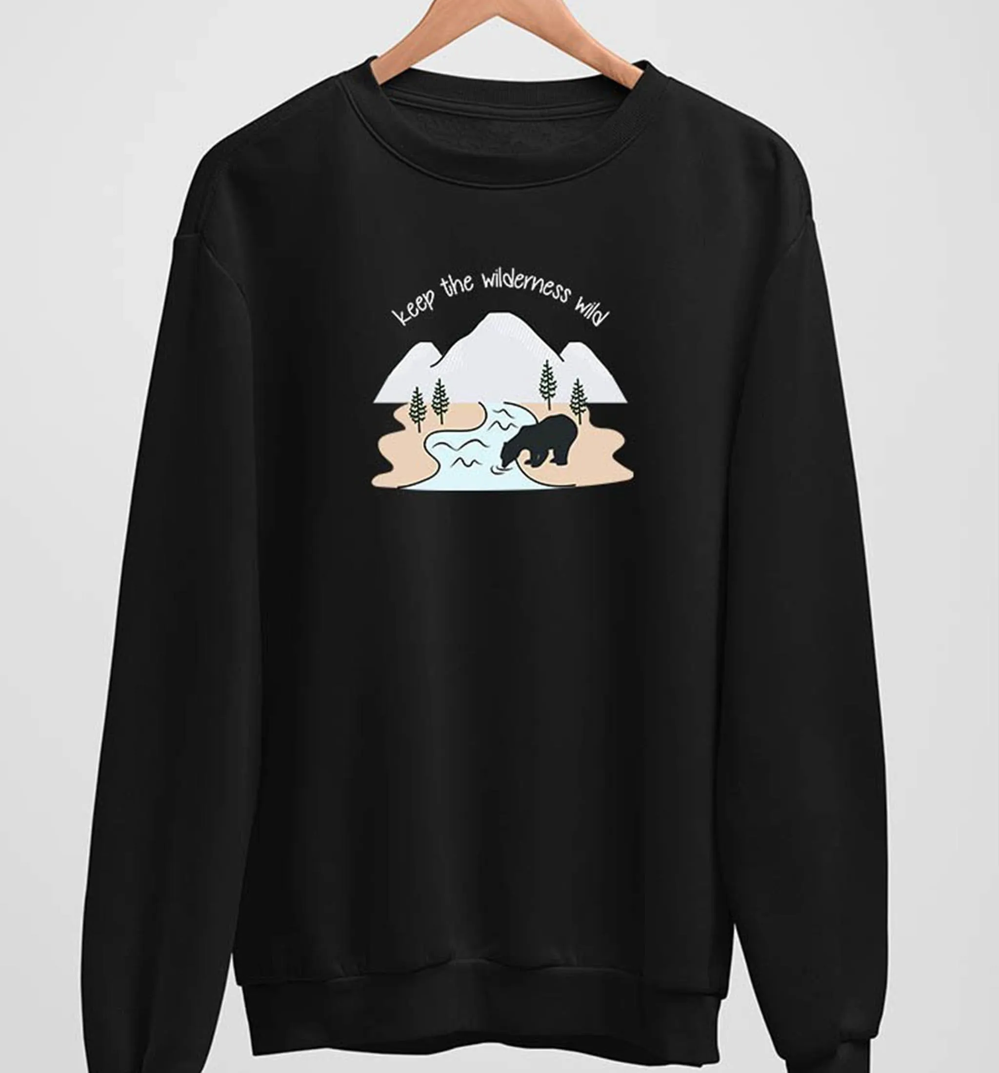 Keep The Wilderness Wild | Vegan Crewneck