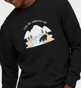 Keep The Wilderness Wild | Vegan Crewneck