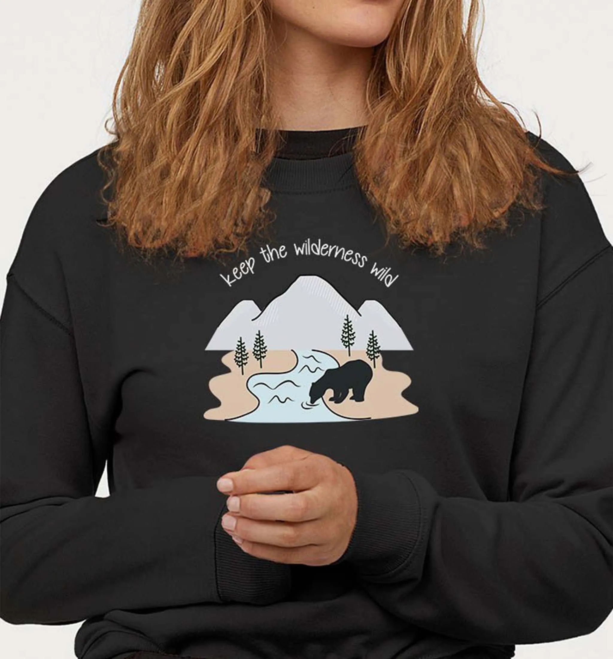 Keep The Wilderness Wild | Vegan Crewneck