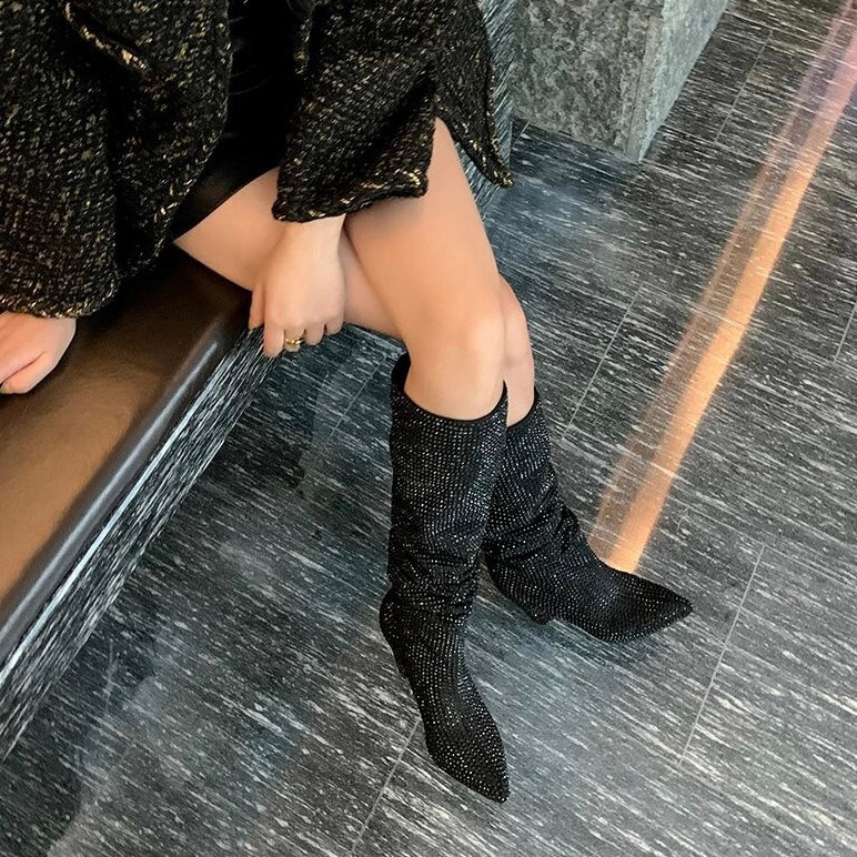 KEIRA SEQUINS BOOTS