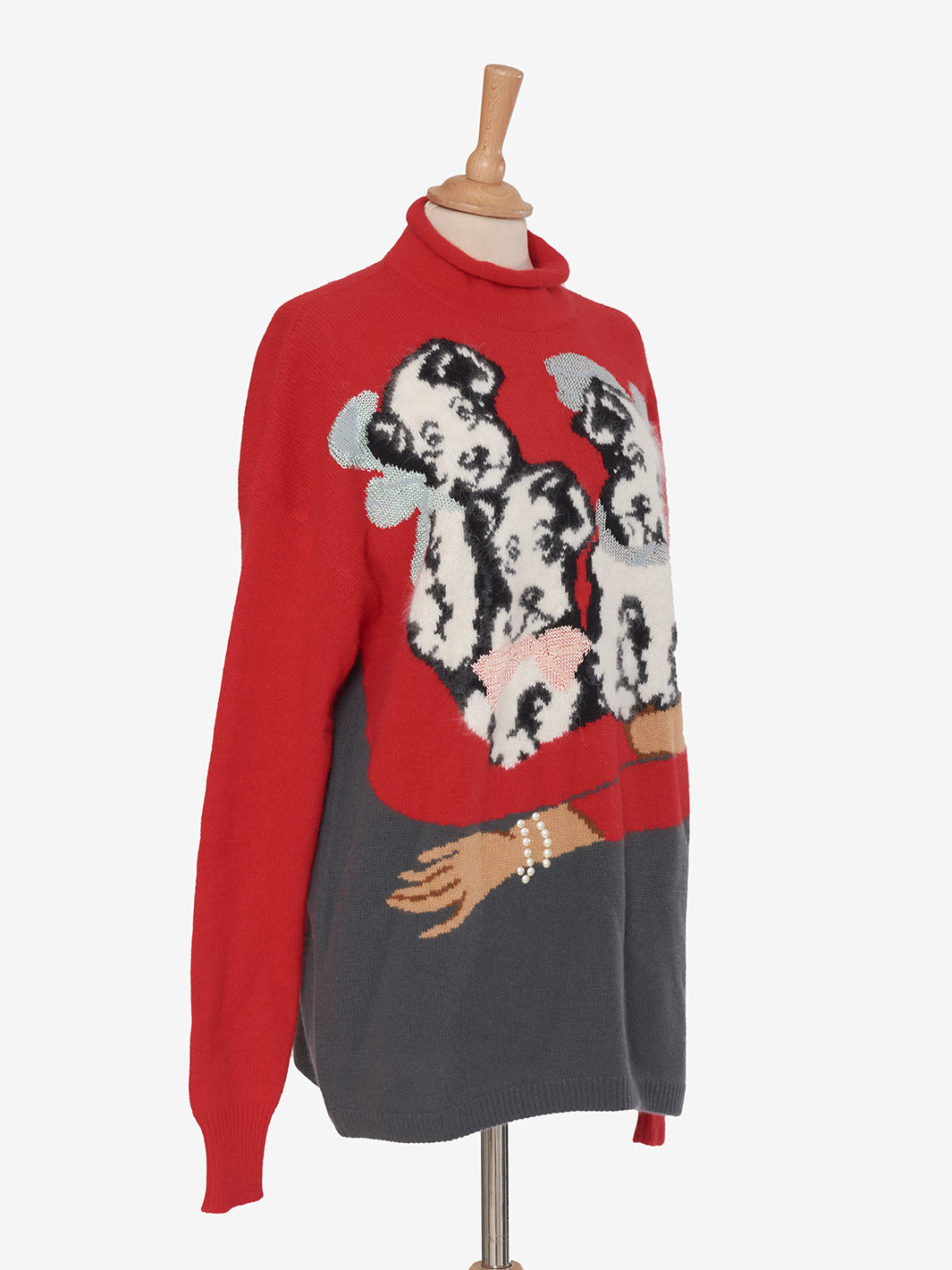 Krizia Doggie Embroidery Sweater