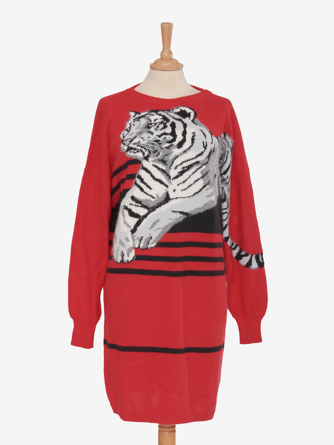 Krizia Tiger Embroidery Sweater