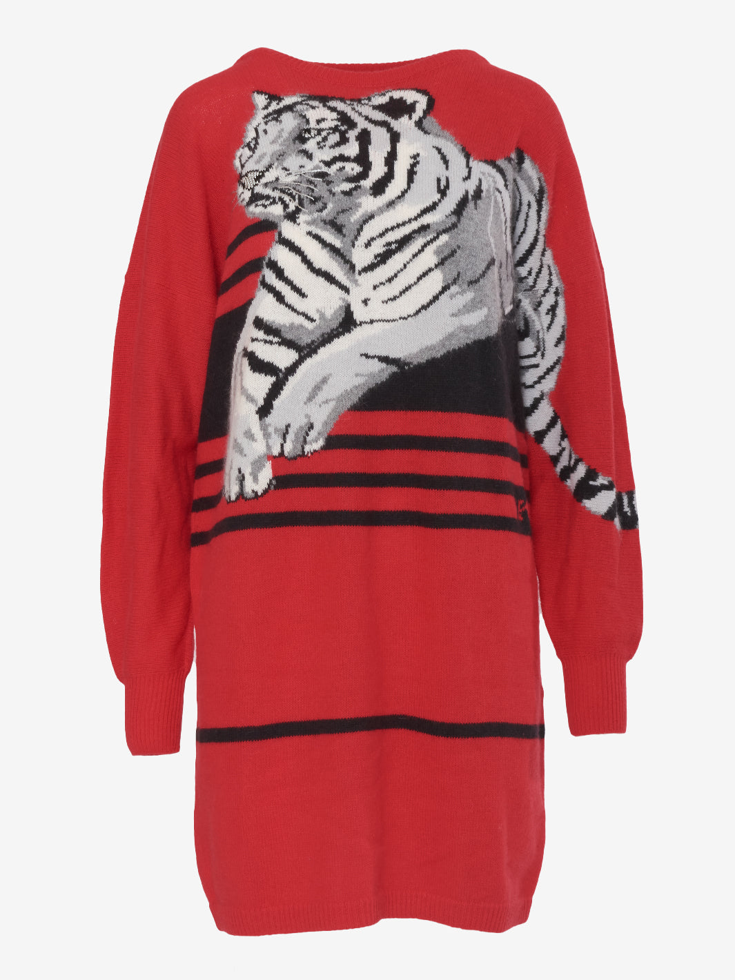 Krizia Tiger Embroidery Sweater