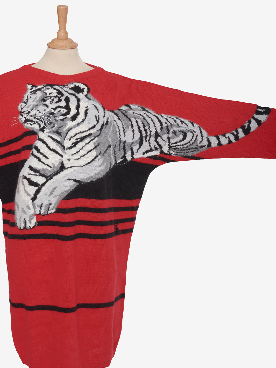 Krizia Tiger Embroidery Sweater