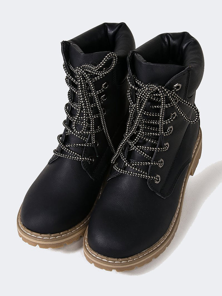 Lace Up Utility Boots