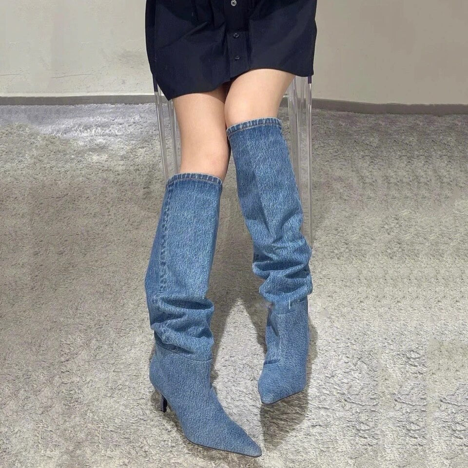 LARITA DENIM BOOTS