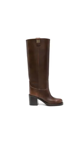 Leather Boots - Brown